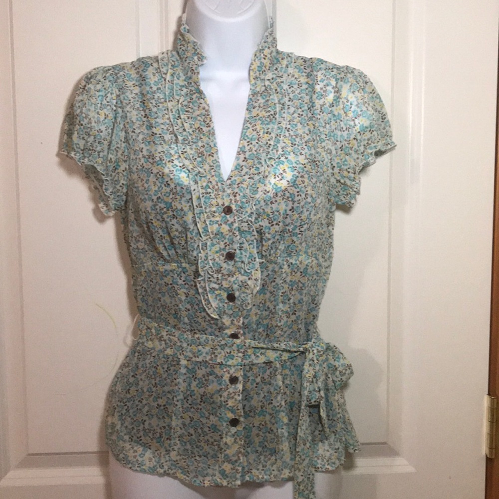 Floral Blouse with Cami